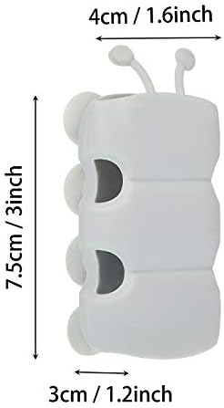 Riakrum 4 Pcs Silicone Shower Head Holder, Handheld No Drill Mount