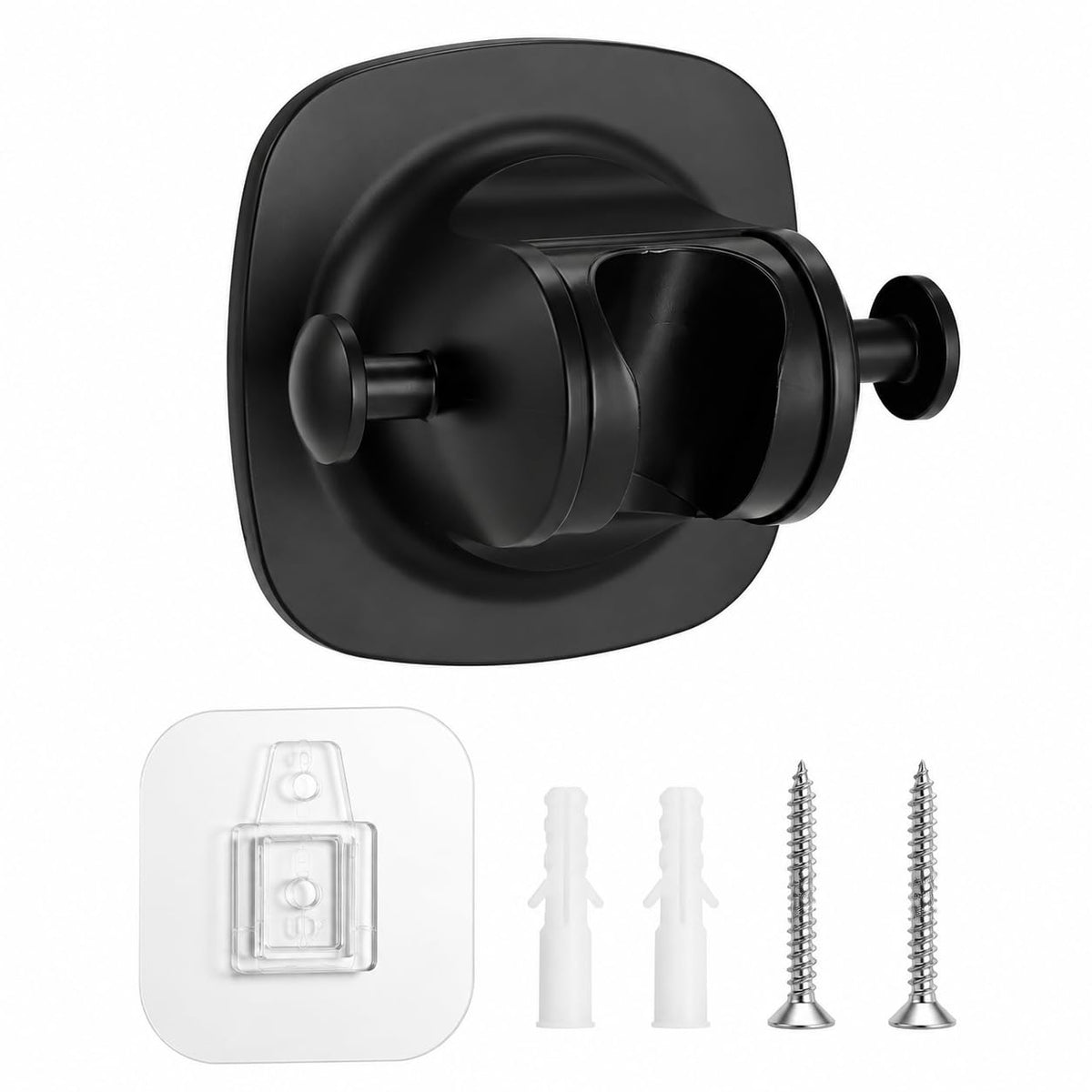 Adjustable Handheld Shower Holder Matte Black