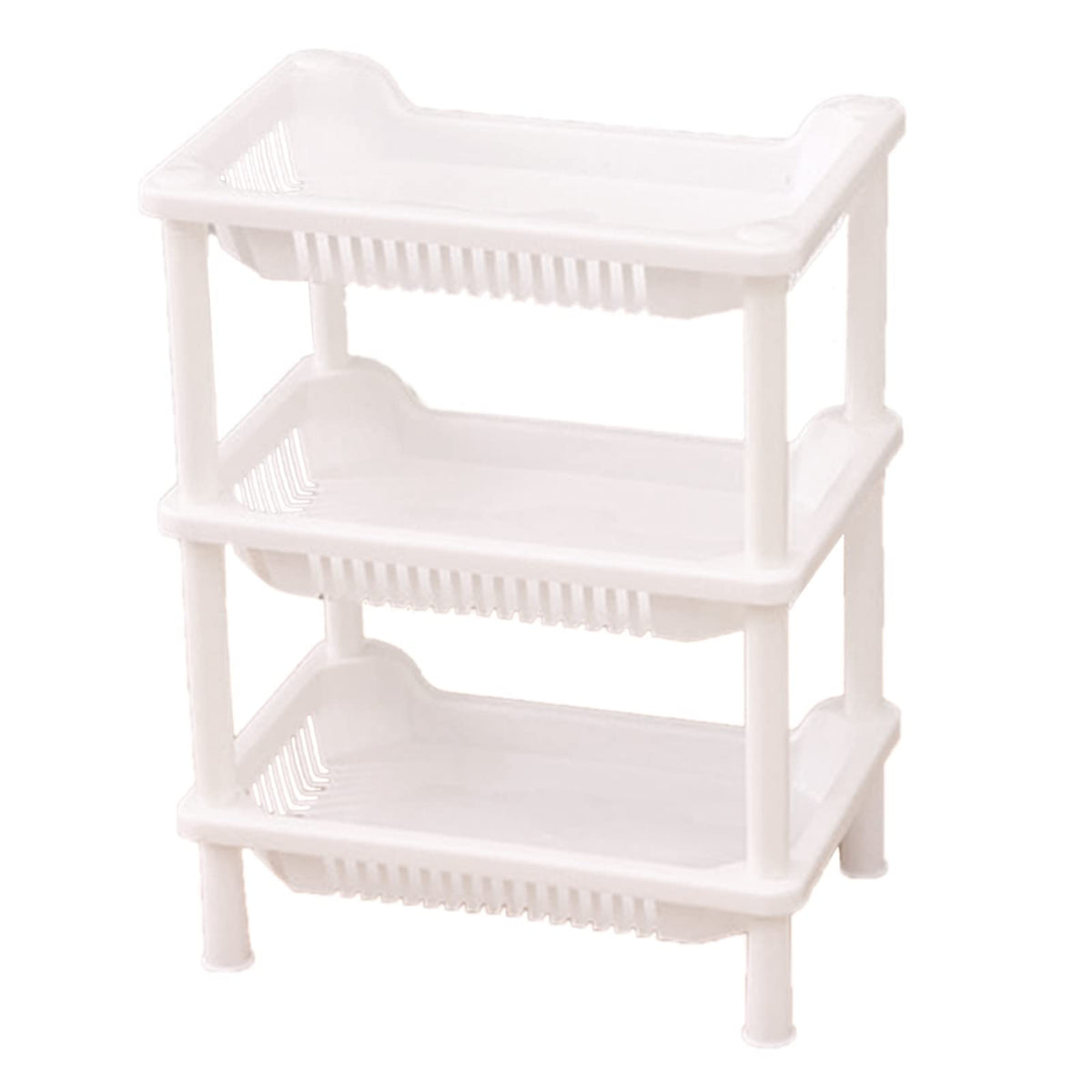 Bathroom Shelf, 3 Layers Bathroom Stand Freestanding Multipurpose Rack Organizer Detachable Shower Caddys Organizer Toilet Shelf Unit for Home (Triangle 5.8x5 Inches)