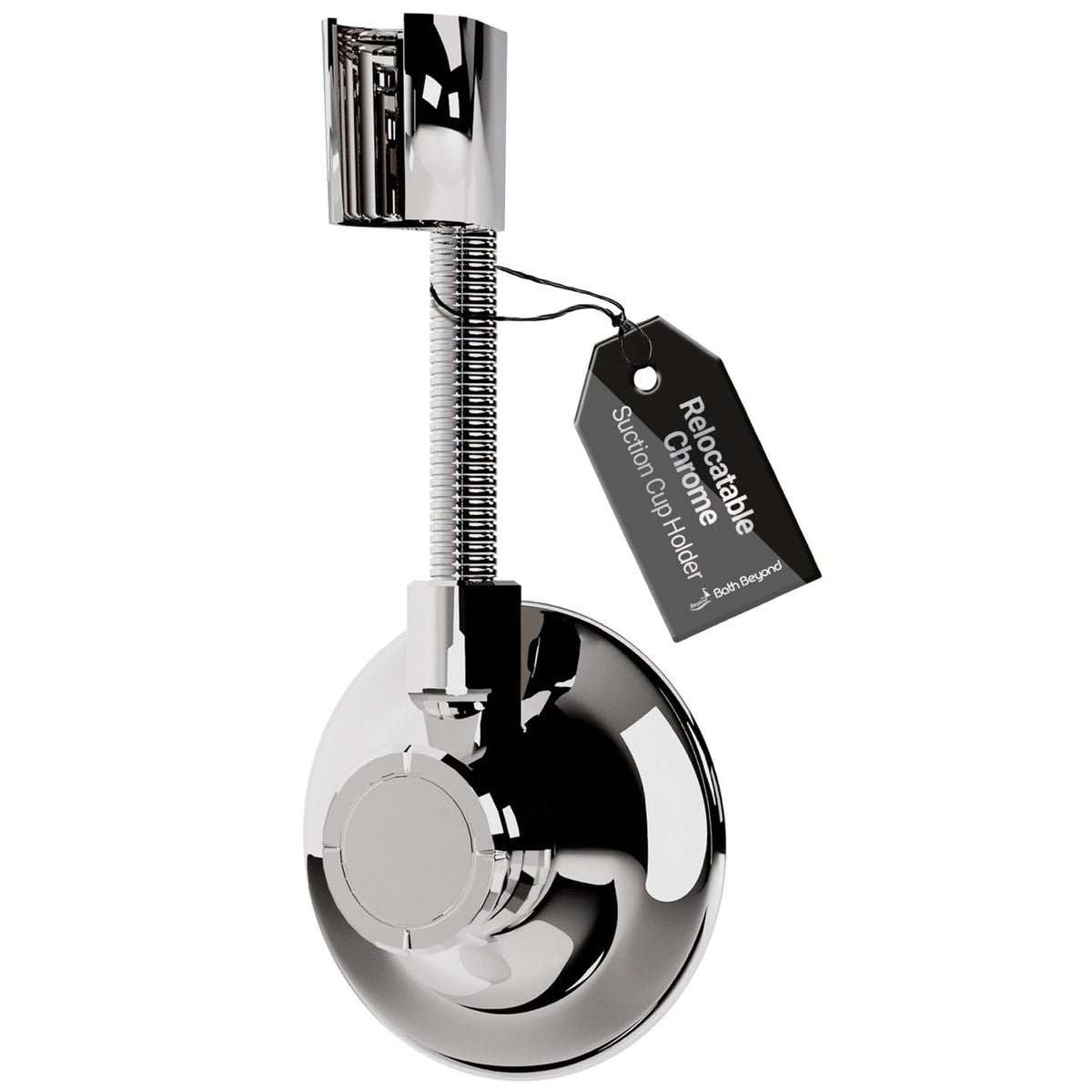 Shower Head Holder for Handheld Shower, Adhesive Wall Mount, Chrome