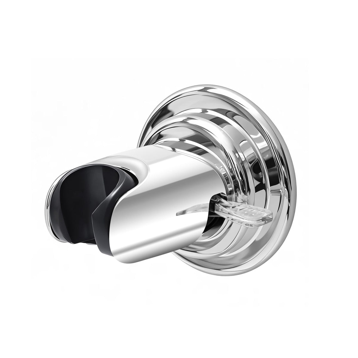 HOME&I Suction Cup Shower Head Holder for Handheld Shower–Includes 3M Adhesive Disc, No Drill, 3-Inch Vacuum Suction, Removable & Repositionable Vertical Wall Mount,Waterproof ABS,Universal 22mm Slot