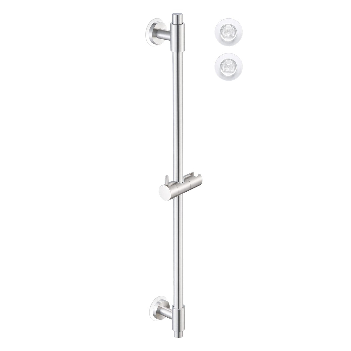 KES No Drill 30-Inch Shower Slide Bar with Adjustable Handheld Shower Head Holder, Self Adhesive, Universal Fit, SUS304 Brushed Stainless Steel Drill-Free for Bathroom, F209S78DF-BS