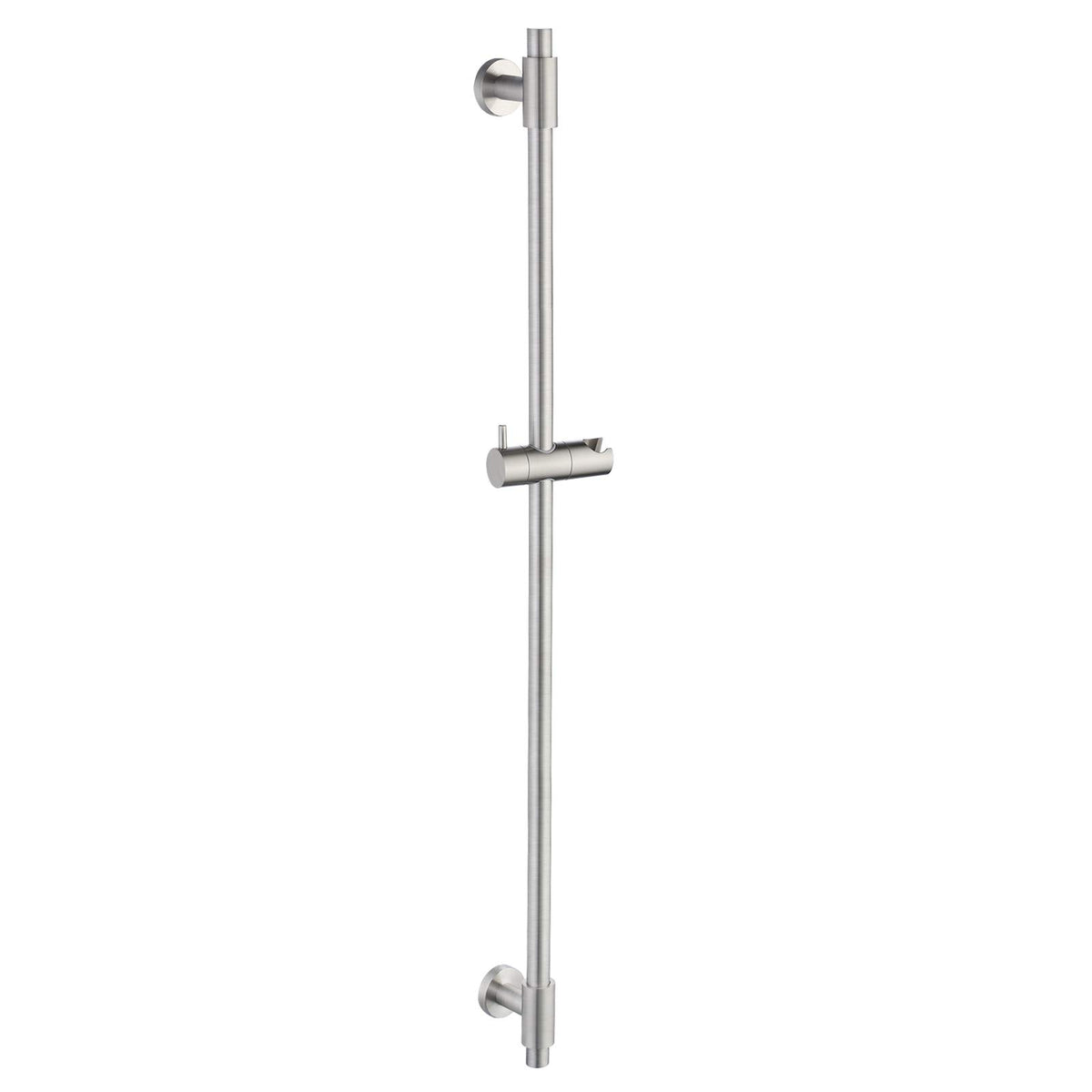 KES No Drill 30-Inch Shower Slide Bar with Adjustable Handheld Shower Head Holder, Self Adhesive, Universal Fit, SUS304 Brushed Stainless Steel Drill-Free for Bathroom, F209S78DF-BS