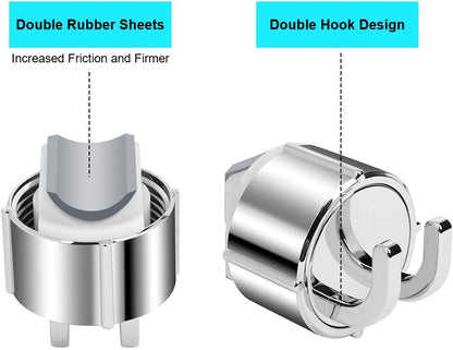 OSDUE 16-27mm Shower Head Holder, Slide Bar Clamp Bathroom Replacement