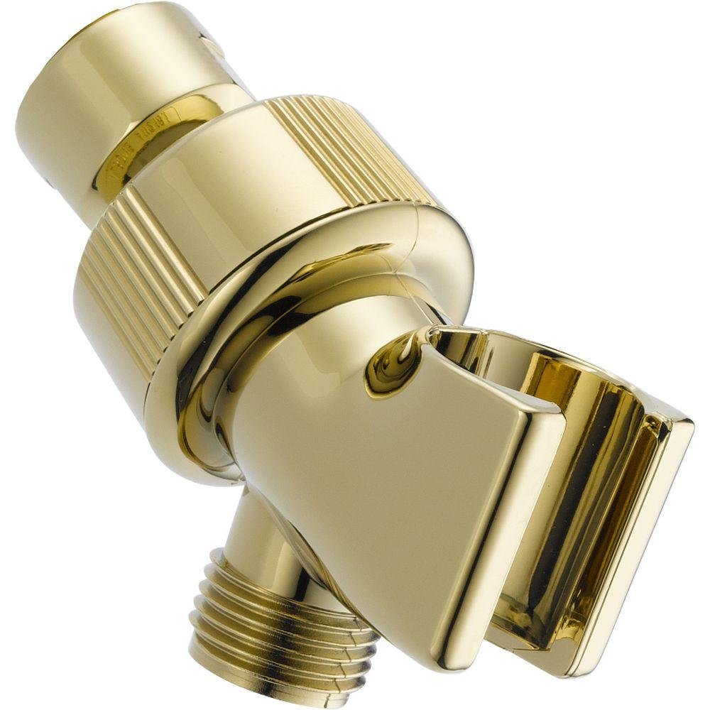 Delta Faucet U3401-PK Adjustable Shower Arm Mount, Chrome, 0.5