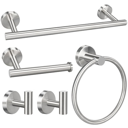 10pcs Matte Black Bathroom Hardware Set
