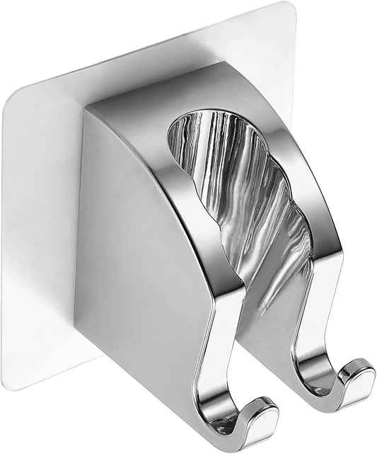 JONKEAN Chrome Shower Head Holder Adhesive 1 Pack