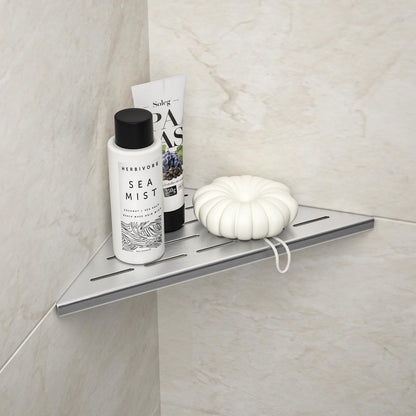 Corner Shower Shelf 10" Matte Black