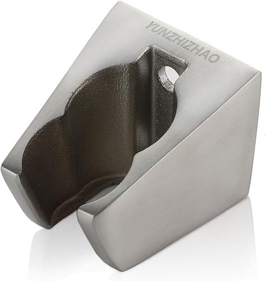 Dual Slot Handheld Shower Head Holder, Wall Mount Brushed Nickel Bracket