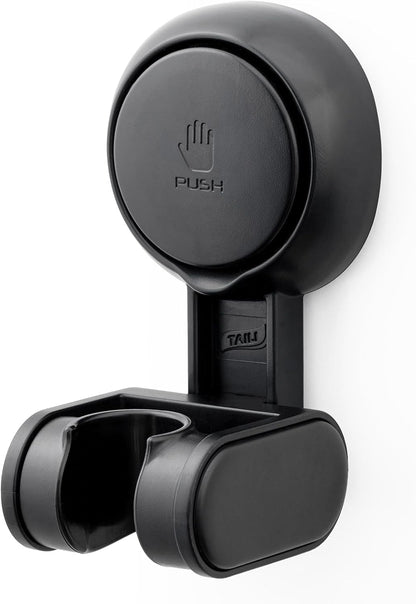 TAILI Shower Head Holder Suction,Adjustable Height & Angle,Universal,Black