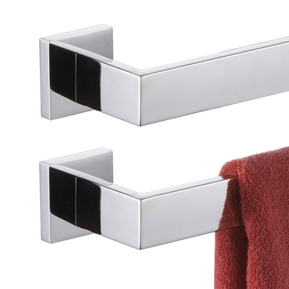 KOKOSIRI 24-Inch Single Towel Bar, Bathroom Kitchen Towel Holder, Wall Mounted SUS304 Stainless Steel Towel Rack, Matte Black, B4003BK-L24