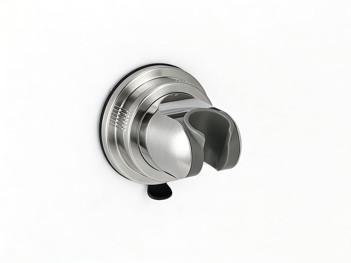 Shower Head Holder Suction, Chrome Removable Adjustable No-Drill