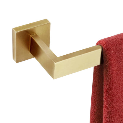 KOKOSIRI 24-Inch Single Towel Bar, Bathroom Kitchen Towel Holder, Wall Mounted SUS304 Stainless Steel Towel Rack, Matte Black, B4003BK-L24