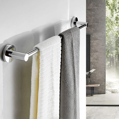 BESy Adjustable Towel Bar Towel Racks for Bathroom Rod Wall Mounted Chrome