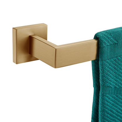 KOKOSIRI 24-Inch Single Towel Bar, Bathroom Kitchen Towel Holder, Wall Mounted SUS304 Stainless Steel Towel Rack, Matte Black, B4003BK-L24