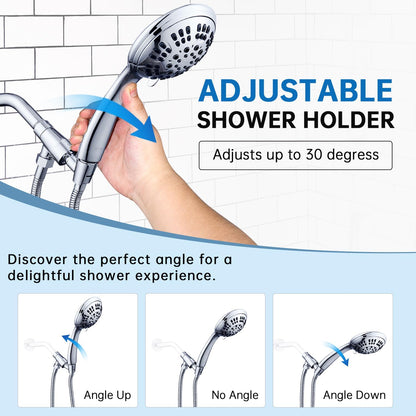G-Promise Metal Shower Head Holder for HandHeld(Chrome)