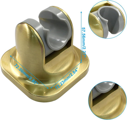 Zorfeter Adjustable Gold Handheld Shower Head Holder Plastic