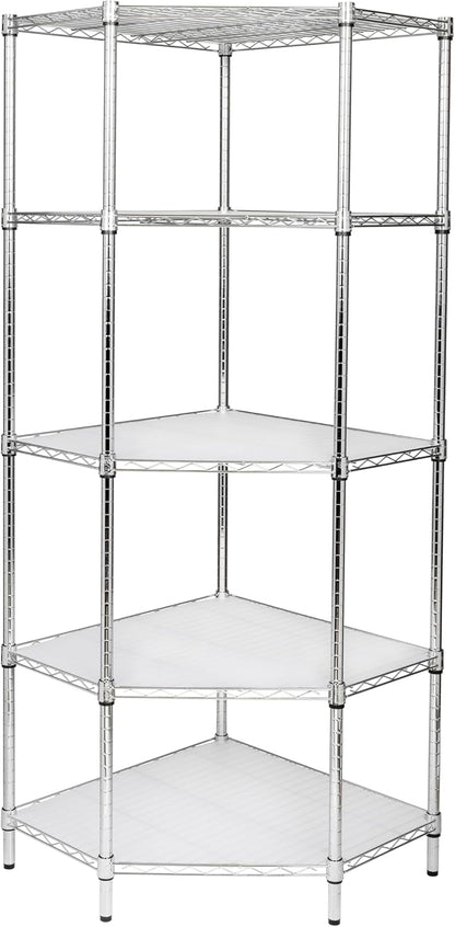 Honey-Can-Do Chrome 5-Tier Corner Shelf