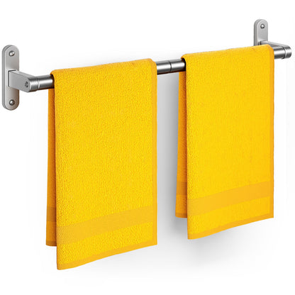 Powools Brushed Nickel 24" Towel Rack, Rustproof Wall Mounted Towel Bar