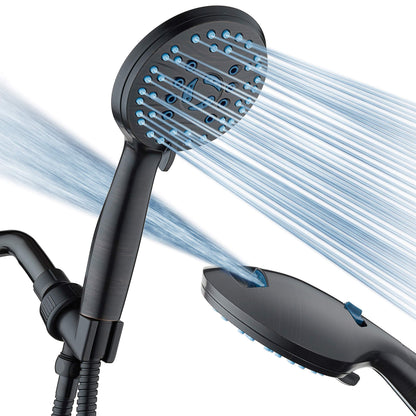 AquaCare 8-mode High Pressure Handheld Shower Head with 2-mode Power Wash