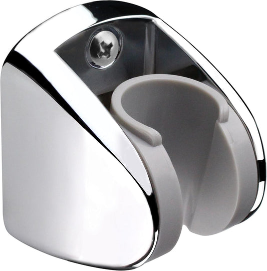 YOO.MEE Wall Mount Shower Bracket, Wide Angle Adjustment, Screw Fix, Chrome