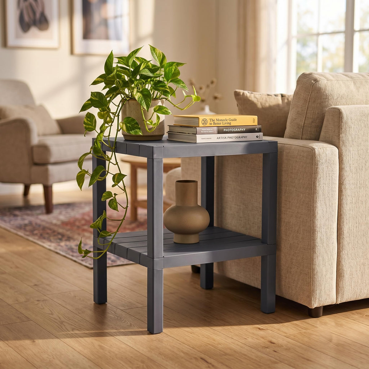 Honey-Can-Do Chrome 5-Tier Corner Shelf